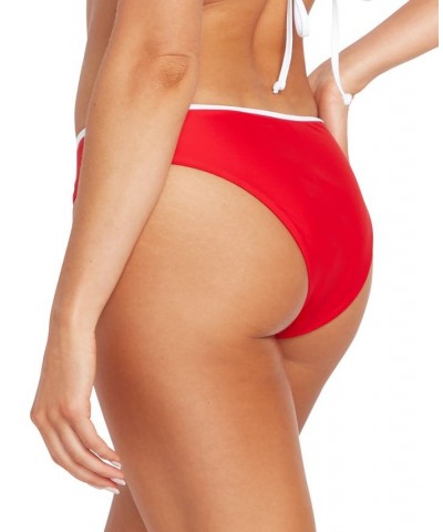 Juniors' Coco Bikini Bottoms Candy Apple $26.66 Swimsuits