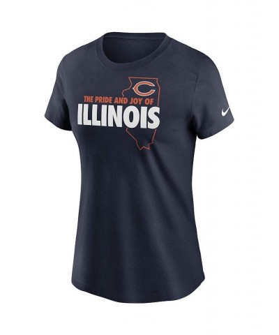 Women's Navy Chicago Bears Hometown Collection T-shirt Navy $20.79 Tops