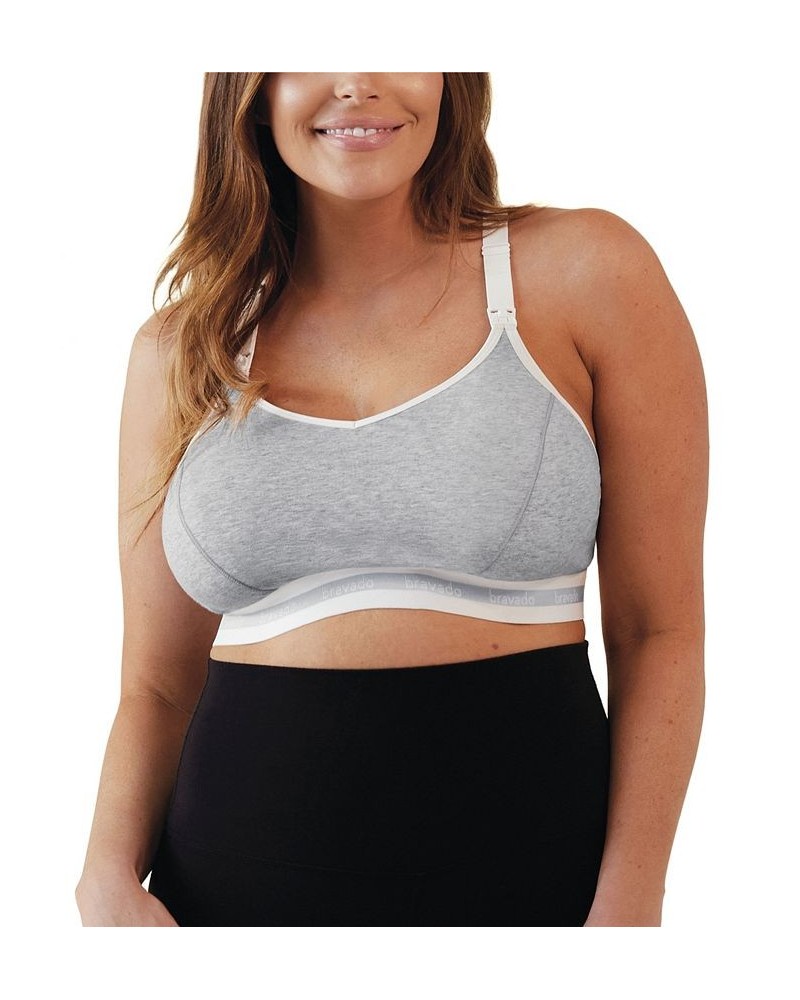 Women's Original Pumping Full Cup Nursing Bra Gray $27.93 Bras