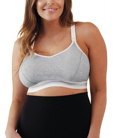 Women's Original Pumping Full Cup Nursing Bra Gray $27.93 Bras