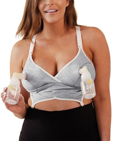 Women's Original Pumping Full Cup Nursing Bra Gray $27.93 Bras