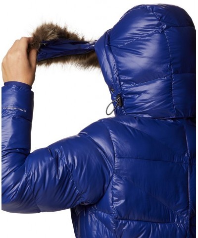 Women's Peak to Park™ II Faux-Fur-Trim Hooded Coat Blue $52.54 Coats