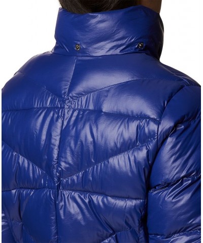 Women's Peak to Park™ II Faux-Fur-Trim Hooded Coat Blue $52.54 Coats