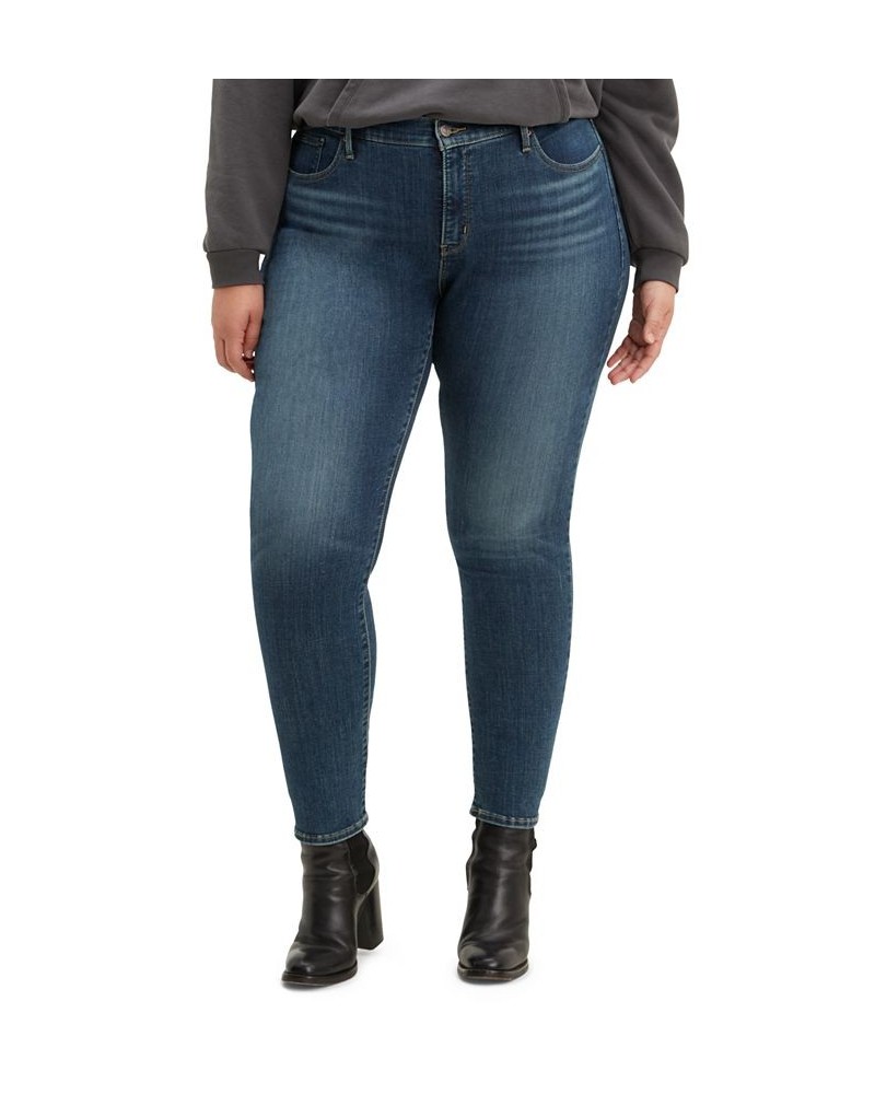 Trendy Plus Size 311 Shaping Skinny Jeans Lapis Maui $37.79 Jeans