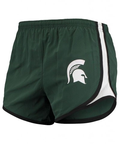 Women's Green and White Michigan State Spartans Elite Shorts Green, White $17.20 Shorts