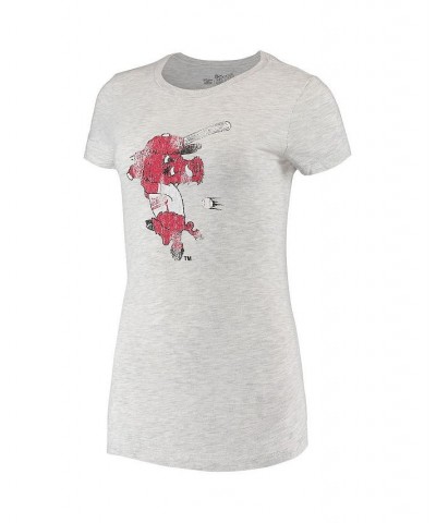 Women's Gray Arkansas Razorbacks Tri-Blend T-shirt Gray $22.25 Tops