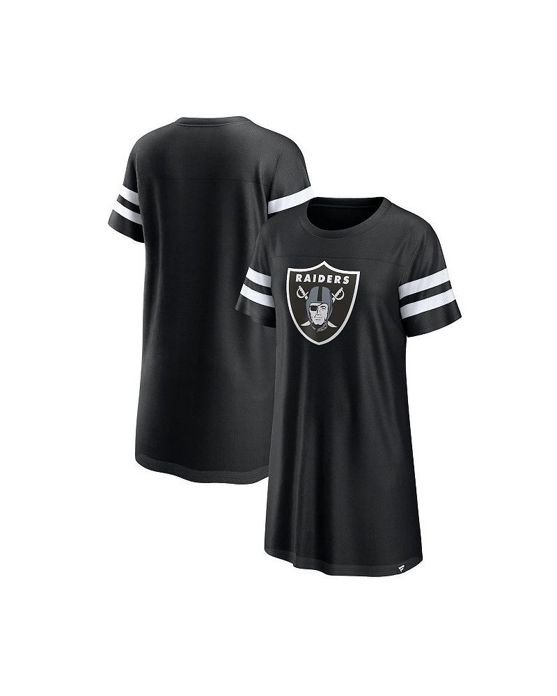 Women's Branded Black Las Vegas Raiders Victory On Dress Black $24.00 Dresses