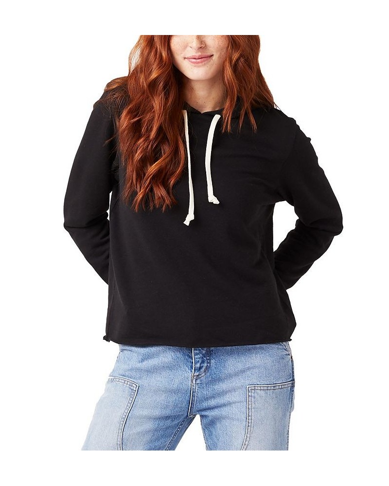 Women's Day Off Hoodie Black $33.62 Sweatshirts