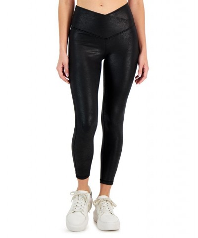 Women's Crackle V-Waistband 7/8 Leggings Crackle $10.78 Pants