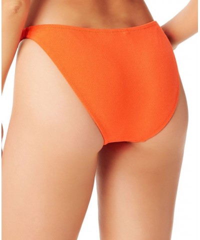 Women's Elastic-Side Hipster Bikini Bottoms Tangerine $35.10 Swimsuits