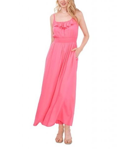 Women's Maxi Dress Pink $32.45 Dresses