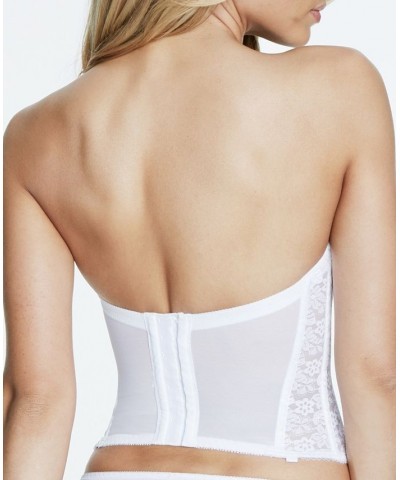 Hannah Push Up Strapless Bustier Lingerie 7759 White $41.65 Lingerie