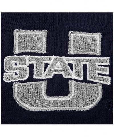 Women's Stadium Athletic Navy Utah State Aggies Arched Name Full-Zip Hoodie Navy $28.60 Sweatshirts