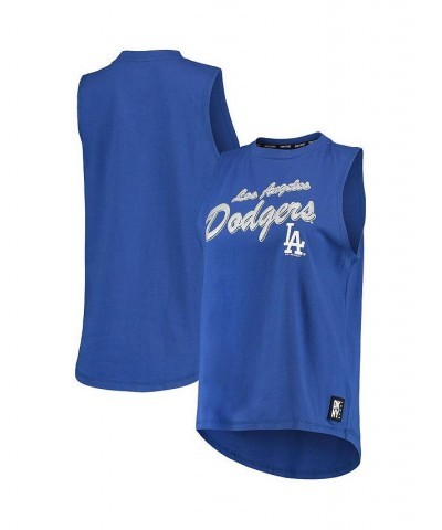 Women's Royal Los Angeles Dodgers Marcie Tank Top Royal $22.55 Tops