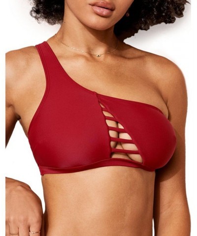 Elle Women's Swimwear Bra Top Dark red $23.08 Swimsuits