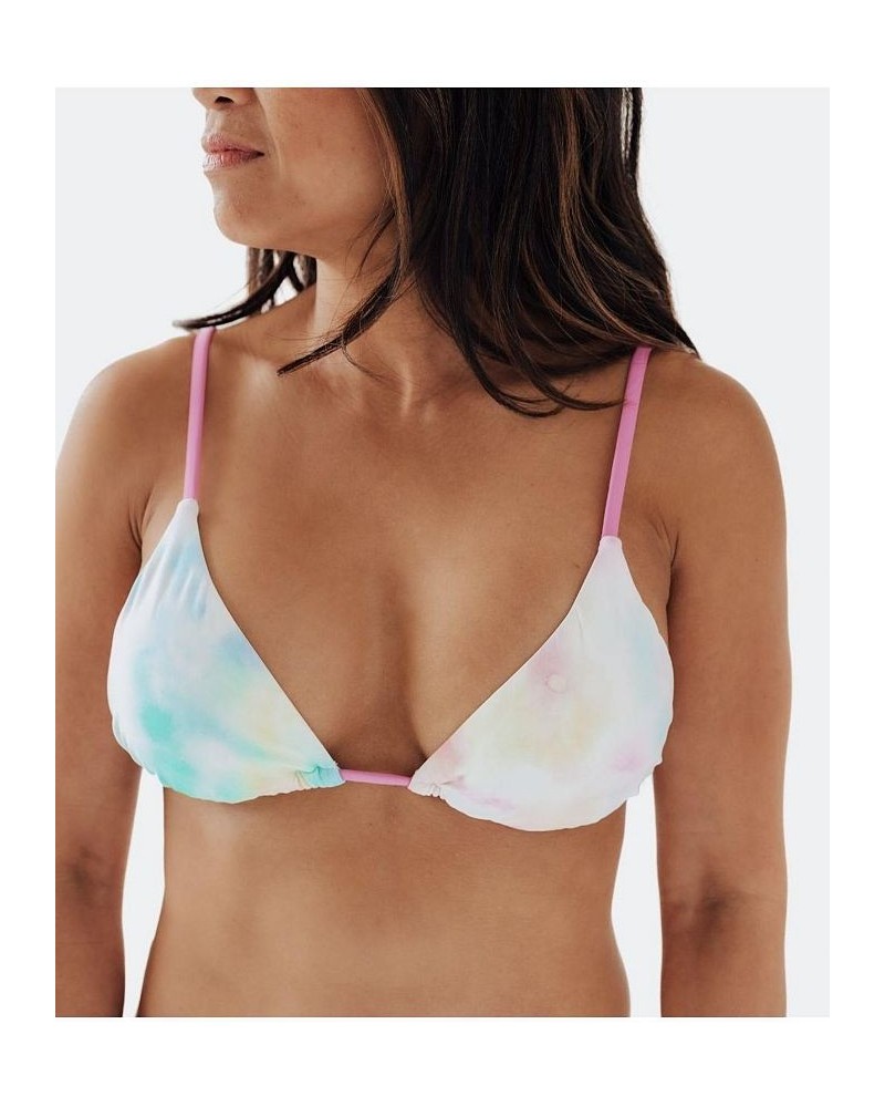 Women's Cotton Candy Tie Dye String Bikini Top Tie dye $26.50 Swimsuits