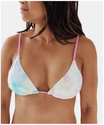 Women's Cotton Candy Tie Dye String Bikini Top Tie dye $26.50 Swimsuits