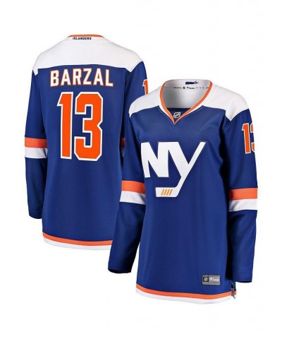 Women's Branded Mathew Barzal Blue New York Islanders Alternate Breakaway Jersey Blue $57.75 Jersey