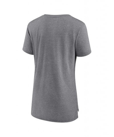 Women's Branded Heathered Gray Philadelphia Eagles Drop Back Modern T-shirt Heathered Gray $25.64 Tops