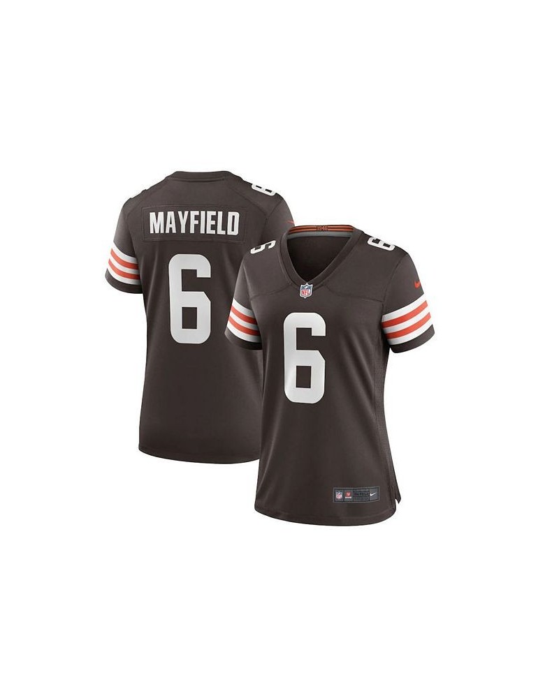 Cleveland Browns Baker Mayfield Women's Game Jersey Brown $63.00 Jersey