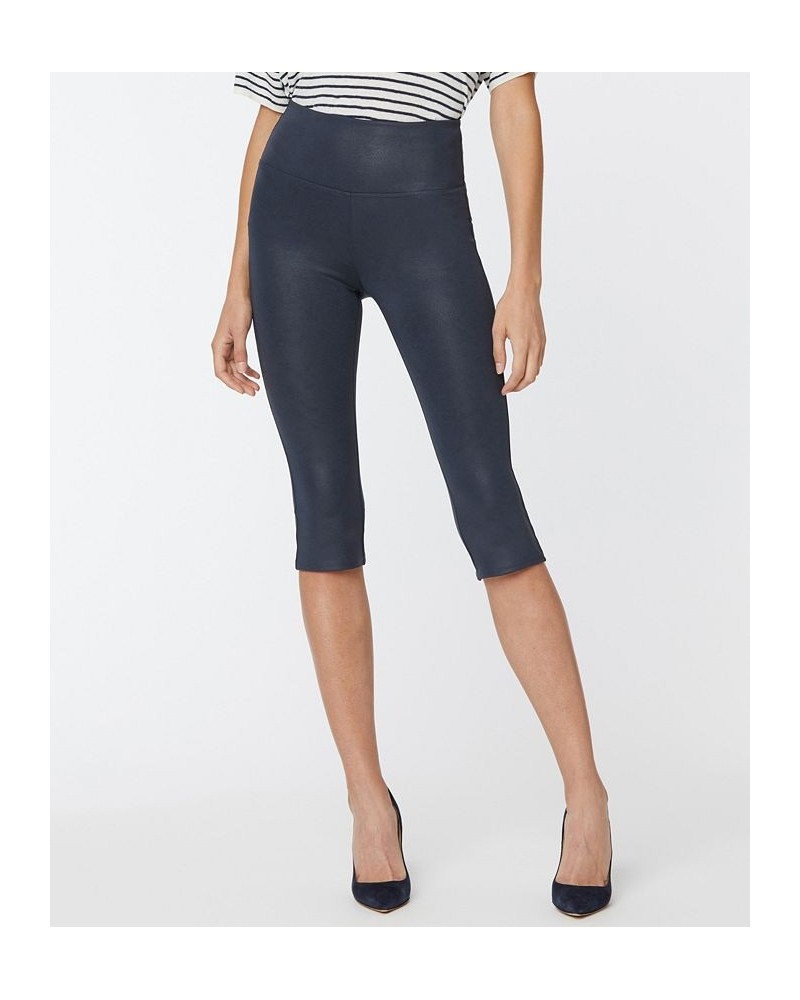 Women's Pull-On Skinny Legging Capri Pants Blue $54.45 Pants