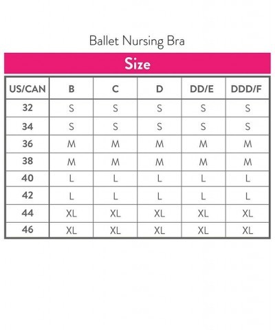 Ballet Nursing Bra Black $15.81 Bras