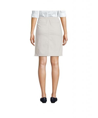 Women's Tall Mid Rise Elastic Waist Pull On Knockabout Chino Skort Light stone $29.18 Skirts