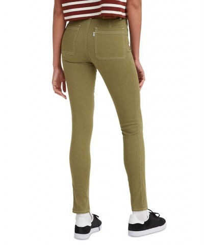 Women's 721 High-Rise Skinny Slant Pocket Jeans Martini Olive $29.49 Jeans