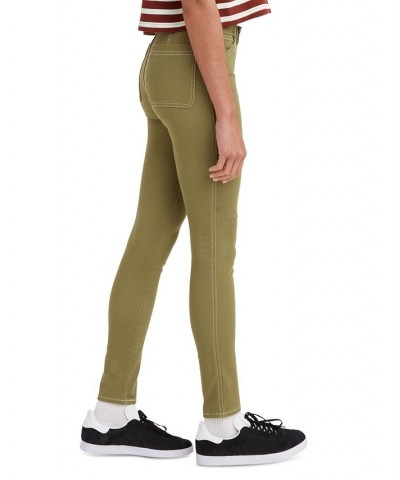 Women's 721 High-Rise Skinny Slant Pocket Jeans Martini Olive $29.49 Jeans