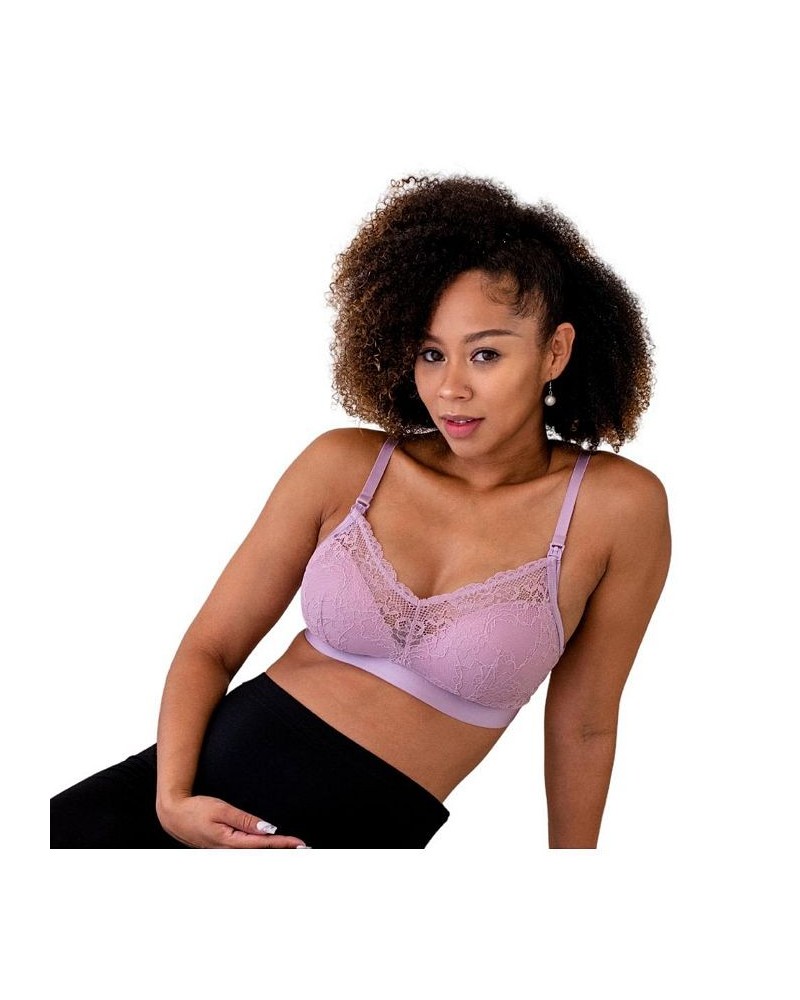 Women's Ooh La La Maternity and Nursing Bralette Mauve $21.00 Bras