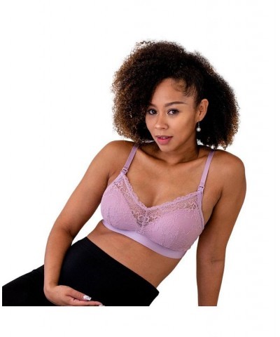 Women's Ooh La La Maternity and Nursing Bralette Mauve $21.00 Bras