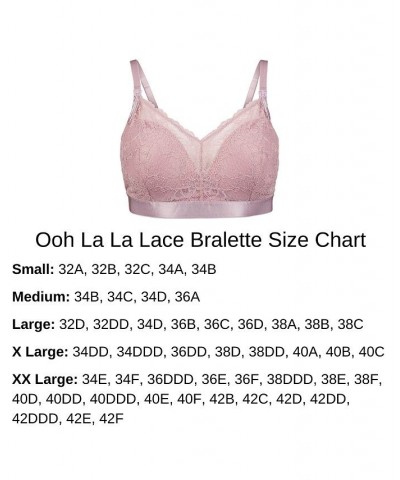 Women's Ooh La La Maternity and Nursing Bralette Mauve $21.00 Bras