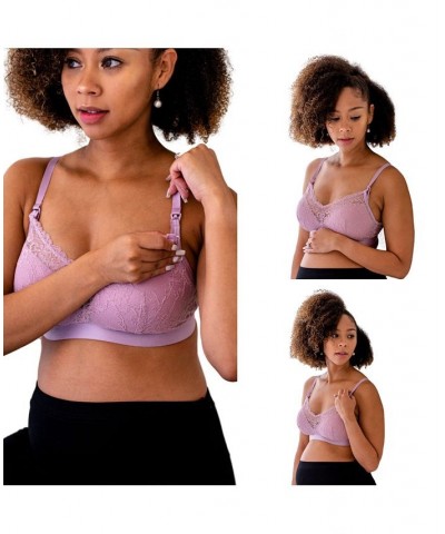 Women's Ooh La La Maternity and Nursing Bralette Mauve $21.00 Bras