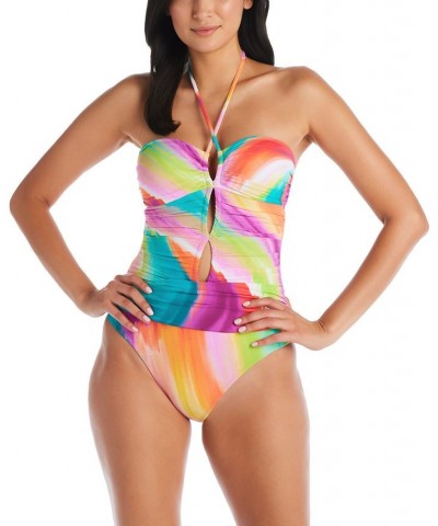 Women's Splash Out One-Piece Swimsuit Multi $48.65 Swimsuits