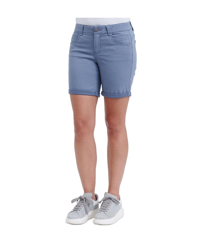 Women's Ab Solution Roll Cuff 7" Shorts Gray $34.32 Shorts