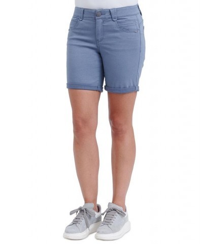 Women's Ab Solution Roll Cuff 7" Shorts Gray $34.32 Shorts