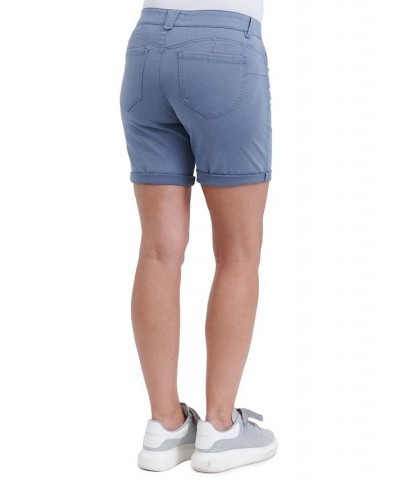 Women's Ab Solution Roll Cuff 7" Shorts Gray $34.32 Shorts