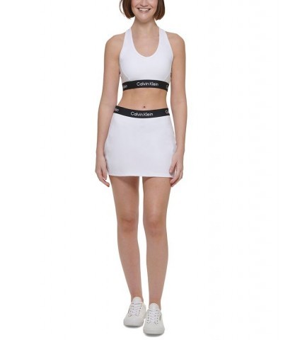 Women's A-Line Logo Skort White $34.06 Shorts