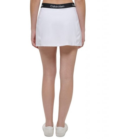 Women's A-Line Logo Skort White $34.06 Shorts