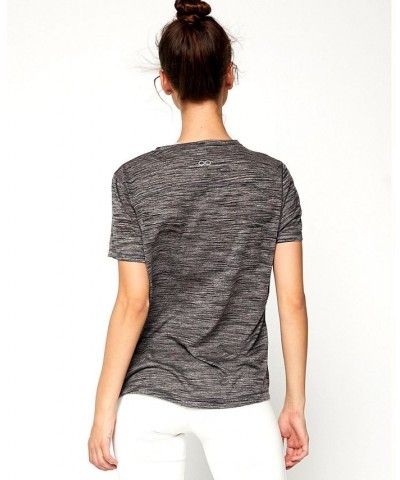 Lea Short Sleeve Top for Women Gray $22.36 Tops