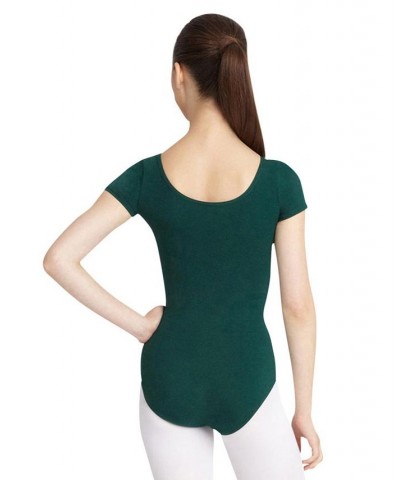 Short Sleeve Leotard Hunter $20.36 Tops