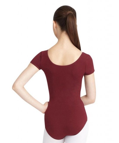 Short Sleeve Leotard Hunter $20.36 Tops