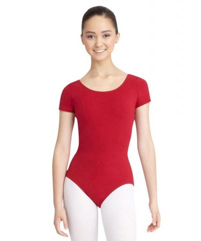 Short Sleeve Leotard Hunter $20.36 Tops