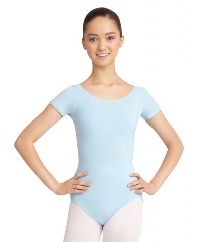 Short Sleeve Leotard Hunter $20.36 Tops