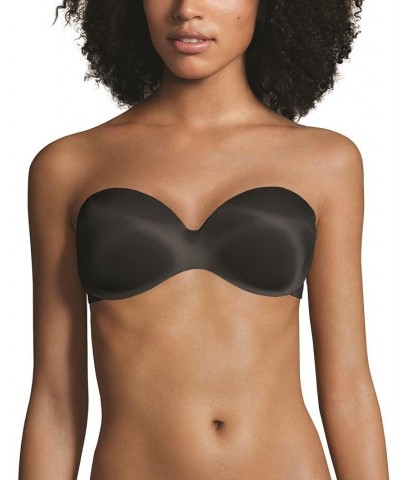 Strapless Extra Coverage Shaping Underwire Bra 9472 Black $30.16 Bras