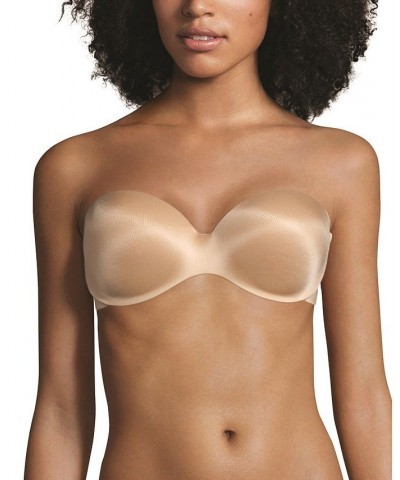 Strapless Extra Coverage Shaping Underwire Bra 9472 Black $30.16 Bras