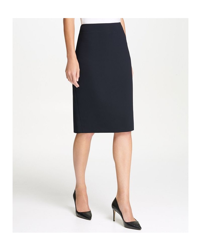 Midi Pencil Skirt Blue $44.55 Skirts