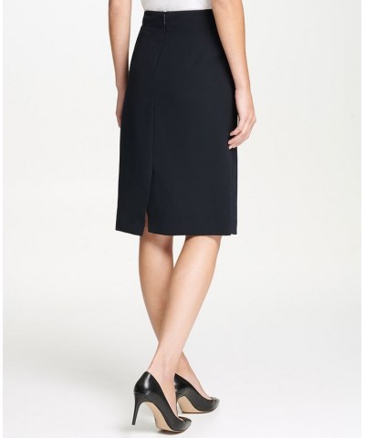 Midi Pencil Skirt Blue $44.55 Skirts