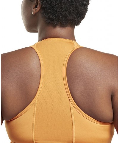 Plus Size Running Essentials High Impact Sports Bra Orange $13.33 Bras