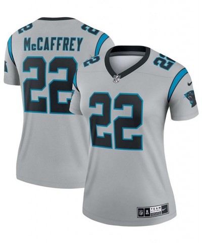 Women's Christian McCaffrey Silver Carolina Panthers Inverted Legend Jersey Silver $47.30 Jersey